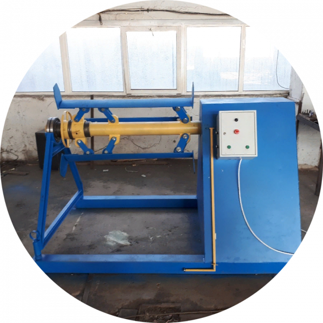 Разматыватель рулонного металла консольный до 7 тонн Разматыватель рулонного металла консольный до 7 тонн